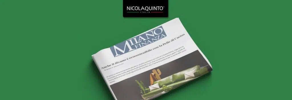 , The environmentally sustainable sofa &#8211; Milan finance, NICOLAQUINTO ITALIA